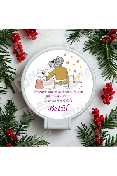 Nar Promosyon 30 Adet Hediyelik Cep Aynası - Uv Baskılı Özel Gün Hediyesi - A...