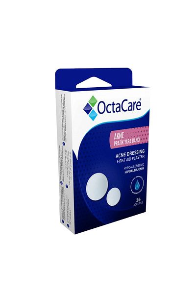Octacare شرائط حب الشباب العملية المضادة للحساسية والغروانية المائية 36 قطعة - صندوقان