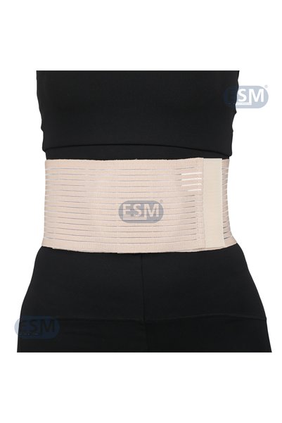 ESM Umbilical Hernia Belt (16cm) - Supports the Hernia, Relieves Back Pain, and Provides Protection