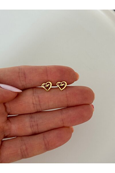 Miliva Gold Tragus Küpe | İkili Tragus Küpe