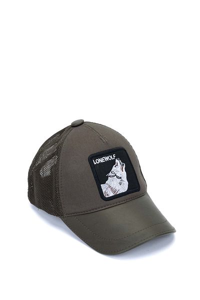 Tamer Tanca Men's Fabric Green Wolf Hat