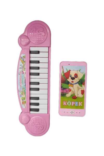 berattoys Iki Ürün Bir Arada Melodi Ve Notalar Çalan Piyano Sesli Işıklı Cep ...