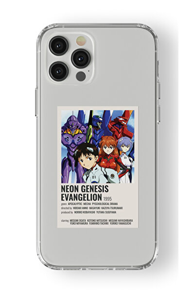Multitronic Iphone 12 Pro Uyumlu Neon Genesis Evangelion Palaroid Poster Tasa...