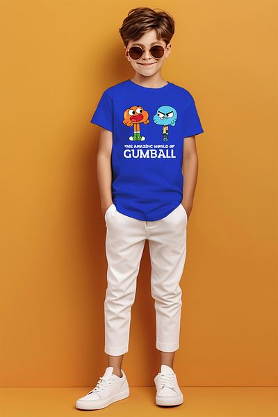 ADABEBEK Chlapecké tričko s potiskem The Amazing World of Gumball