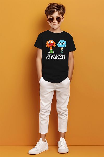 ADABEBEK Chlapecké tričko s potiskem The Amazing World of Gumball