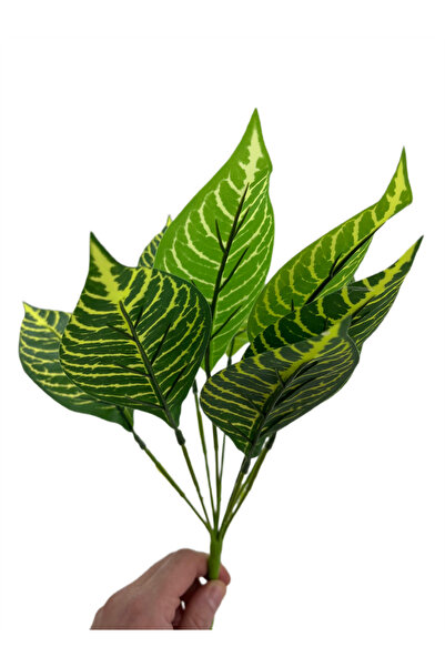 DDTREND 9 Dallı Dekoratif Yapay Çiçek 9 Dal Demet Yapay Yaprak 30 cm