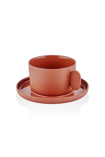 The Mia Cotta Limoges Teacup Terracota 250 ml