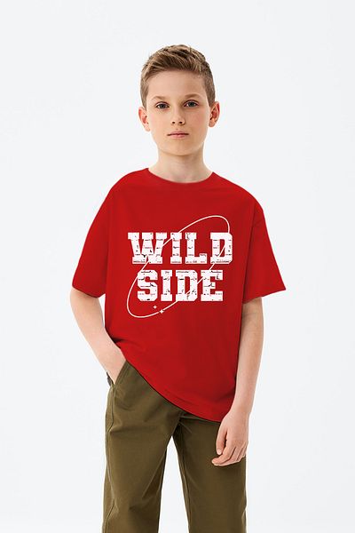 ADABEBEK Wild Side Printed Boy's T-Shirt
