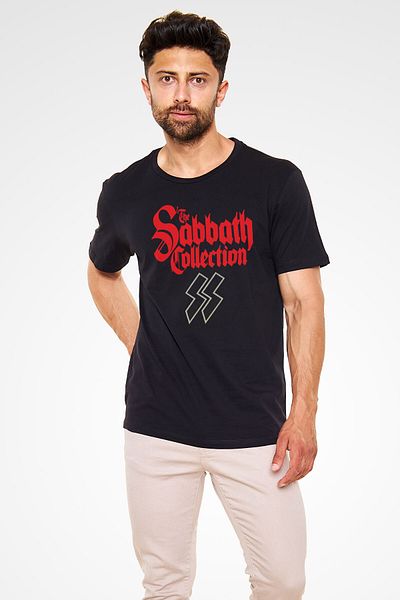tf tişörtfabrikası Μαύρο μπλουζάκι Unisex Black Sabbath T-Shirt