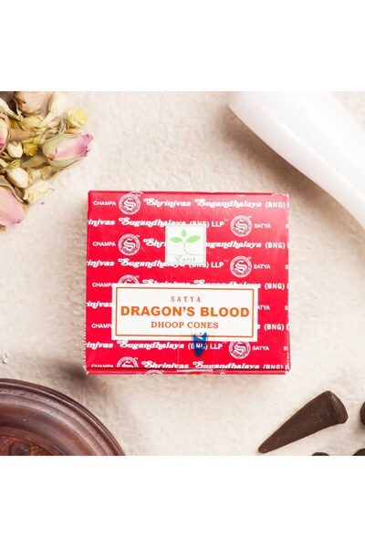 satya Dragon's Blood (Ejderha Kanı) Organik Konik Tütsü