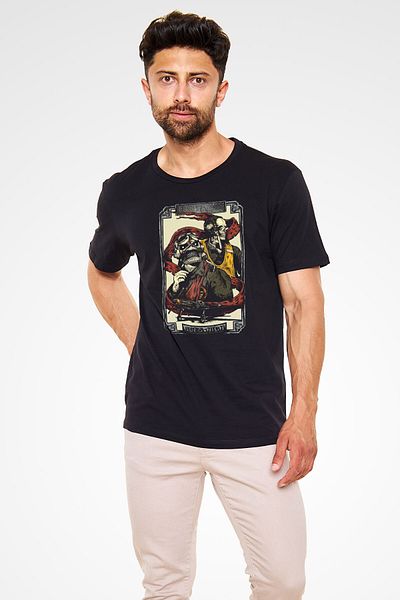 tf tişörtfabrikası Μπλουζάκι Iron Maiden Μαύρο Unisex T-Shirt