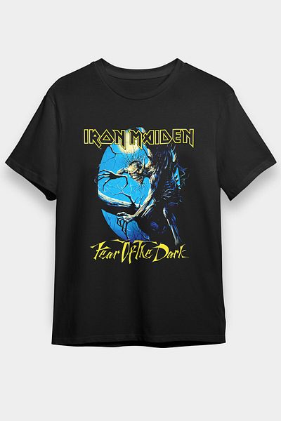 tf tişörtfabrikası Μπλουζάκι Iron Maiden Μαύρο Unisex T-Shirt