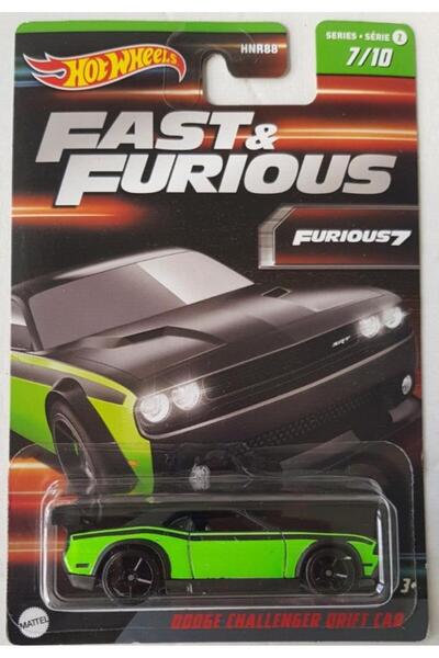HOT WHEELS Dodge Challenger Drift Car 7/10 Model Araba