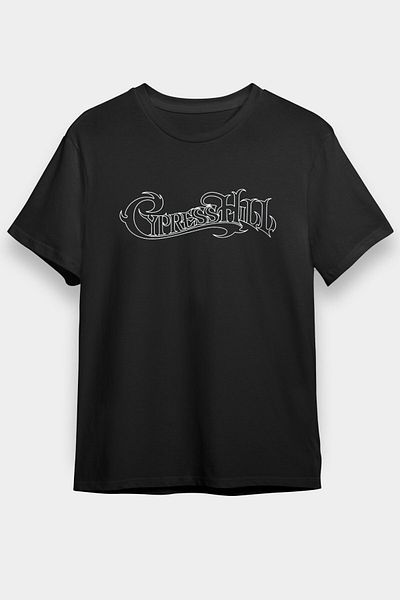 tf tişörtfabrikası Μπλουζάκι Cypress Hill Μαύρο Unisex T-Shirt