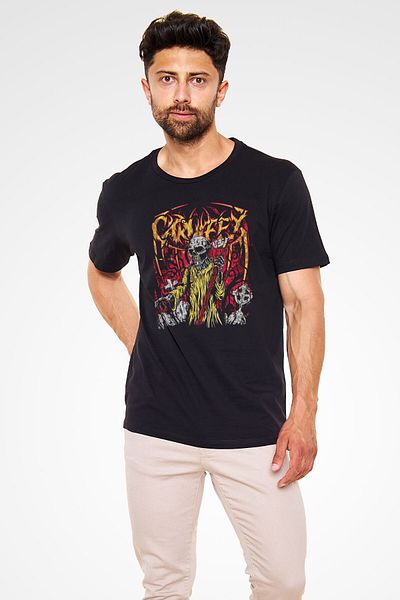 tf tişörtfabrikası Μπλουζάκι Carnifex Μαύρο Unisex