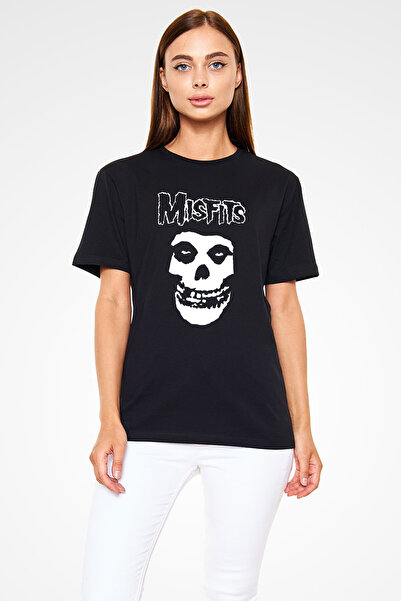 tf tişörtfabrikası Misfits Black Unisex T-Shirt