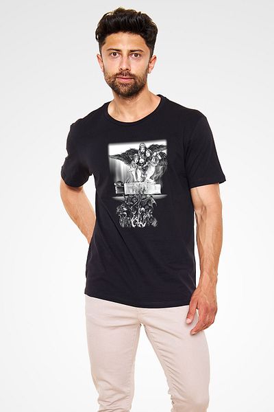 tf tişörtfabrikası Μπλουζάκι Unisex Μαύρο Avenged Sevenfold