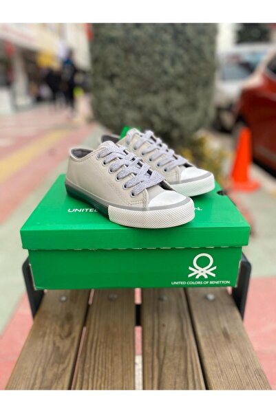Benetton ® | Bn-30725 - 3374 Gri - Kadın Spor Ayakkabı
