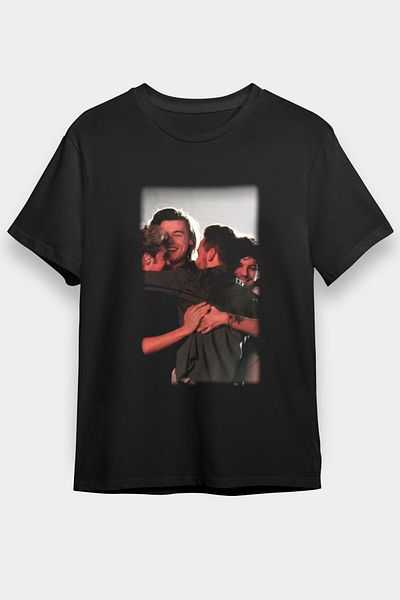 tf tişörtfabrikası Μπλουζάκι One Direction Μαύρο Unisex T-Shirt