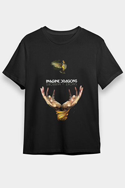 tf tişörtfabrikası Tricou unisex Imagine Dragons Negru