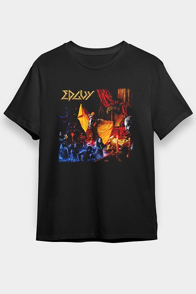 tf tişörtfabrikası Μπλουζάκι Edguy Μαύρο Unisex T-Shirt