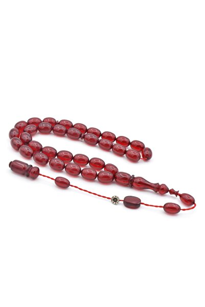 Murty99 Sistem Beyzi Cut Red Squeeze Amber Tasbih