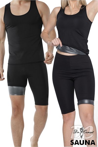 DC Unisex Σάουνα Therma Κοστούμι Σορτς Αθλητής Εφίδρωση Αδυνατίσματος