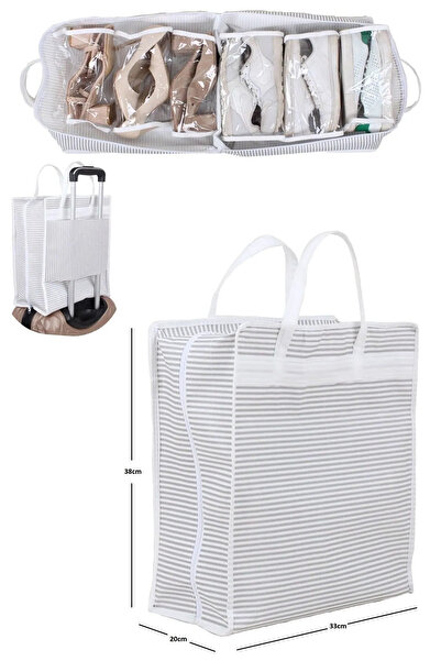 ESTİ Striped Travel Shoes - Storage