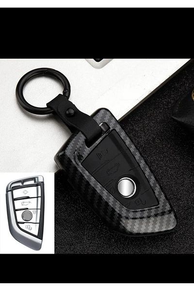 bigkey New Type Case for Bmw Carbon - Black Key G Case Code Models (4 Keys)