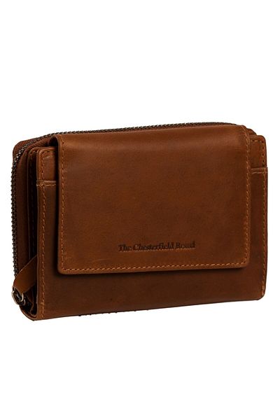 The Chesterfield Brand Wax Pull Up Ascot Geldbörse RFID LED 13,5 cm