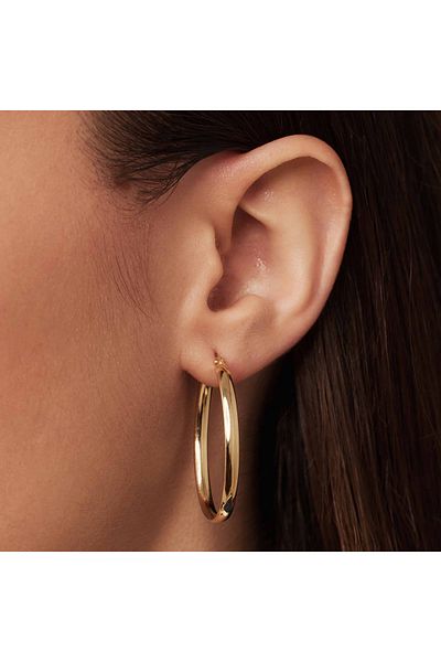 Isabel Bernard Rivoli Flori 14 Karat goldene Creolen IB360255