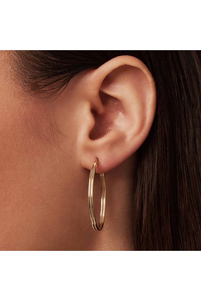 Isabel Bernard Rivoli Flori 14 Karat goldene Creolen IB360257