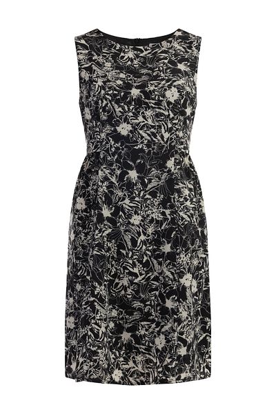 USHA Midikleid s retro tiskem