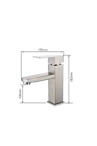 FLEKO Inox Sink Faucet Stainless Steel