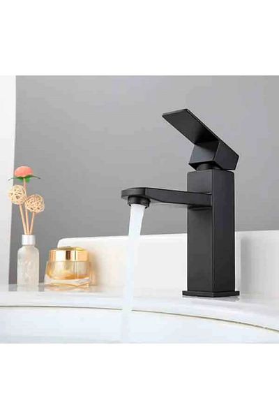 FLEKO Black Sink Faucet Stainless Steel