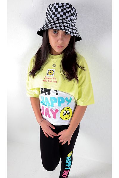 AIKO Colorful Girl Teenage Top and Bottom Set T3