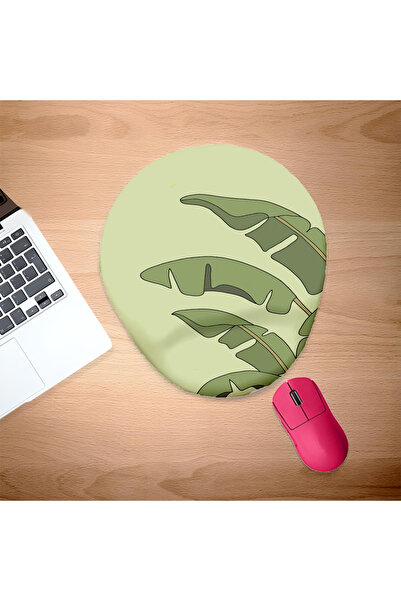 UcuruStore Επιφάνεια ποντικιού με σχέδιο  "Φύλλα που βγαίνουν από τον περίγρα...
