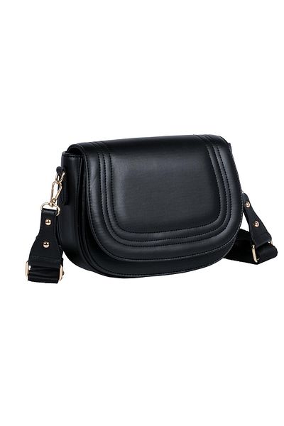 Bagacar Geantă Crossbody cu capac negru - pentru mână și umăr