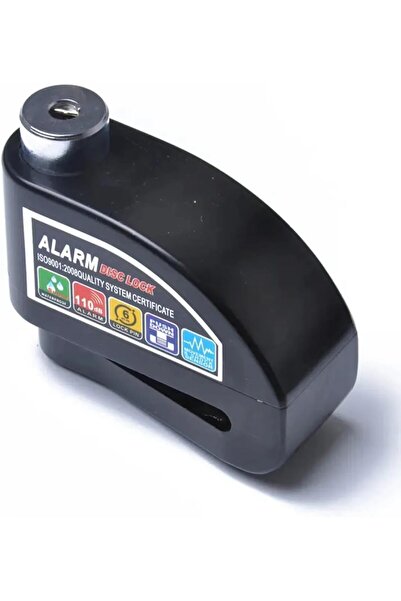 Genel Markalar MOTOR ALARMLI DİSK KİLİDİ MOTORSİKLET KİLİDİ 110 DB Yüksek Kalite