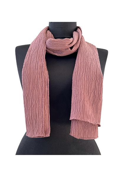 Fular Marketi وشاح Cazz ناعم (متوسط 42x150 سم - ضيق الحجم، وليس شالًا!!! )فيوليتا
