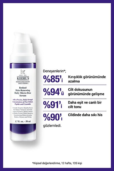 Kiehl's Kırışıklık Karşıtı ve Sıkılaştırıcı Günlük Serum 50 ml