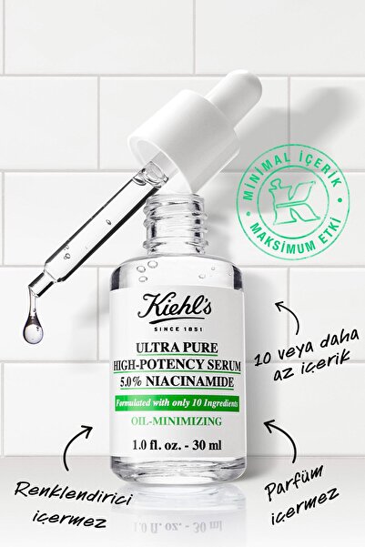 Kiehl's Cilt Kusurlarını ve Yağlanmayı Azaltan Yatıştırıcı Yüz Serumu 30 ML