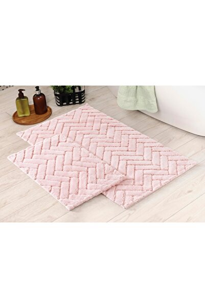 Cotton Box طقم ممسحة قطن بودرة زيبي - 60x100+40x60