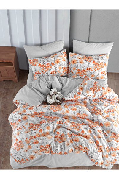 MyStory Home Set cuvertură de pilota unică cu cearșaf elastic - Naranja
