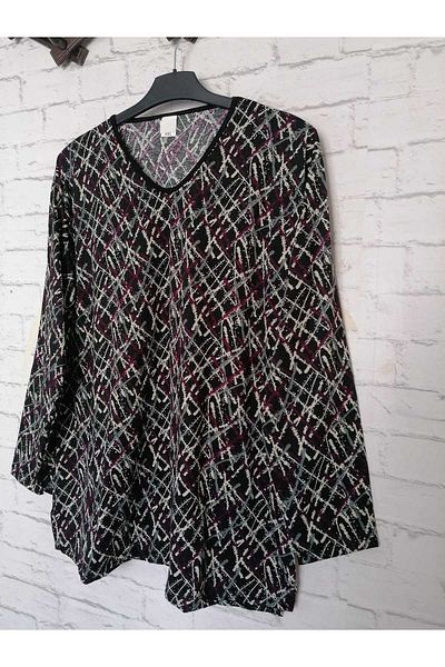anne moda ankara Ένα καλοκαιρινό μακρυμάνικο μπουλουζάκι Πολύχρωμο