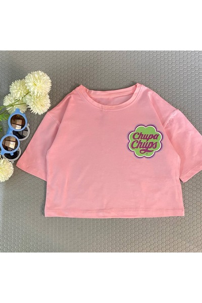 Machetta Dete Čupa Štampano Oversize kroj Skraćeni kroj T-shirt