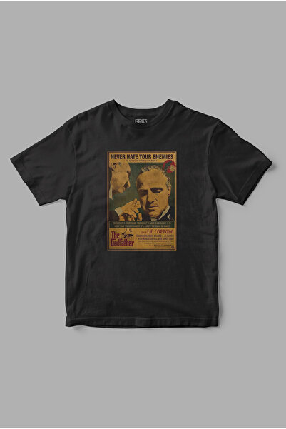 Gries The Godfather Retro Baskılı Tişört