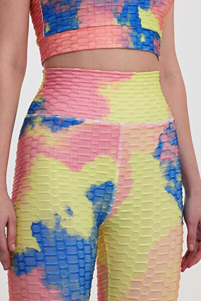 Penyelux Minipower Women's Sports Tights - Multicolor for Fashionable, Stretchy, and Fitness Performance