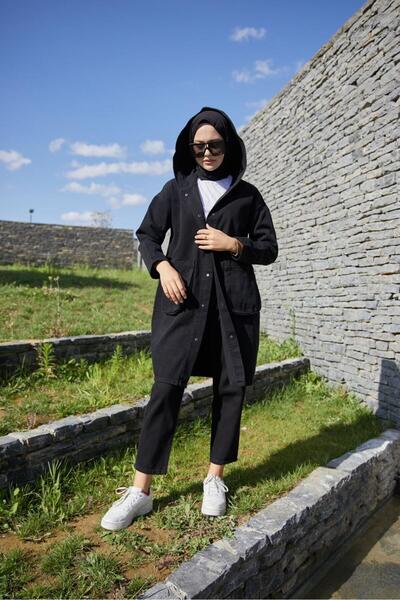 ENZİM JEANS Jachetă de blugi oversize pentru femei