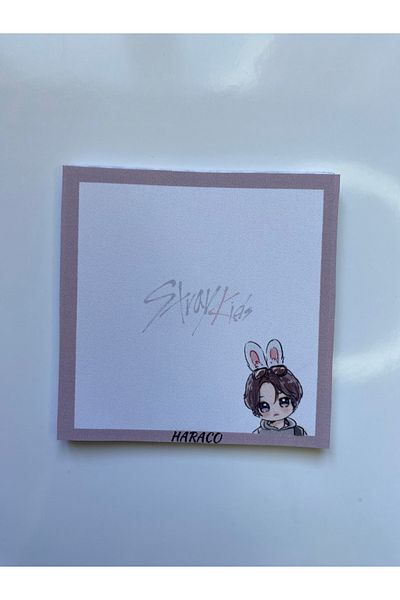 Hara Company Stray Kids Hyunjin 9x9 CmKpop Memopad